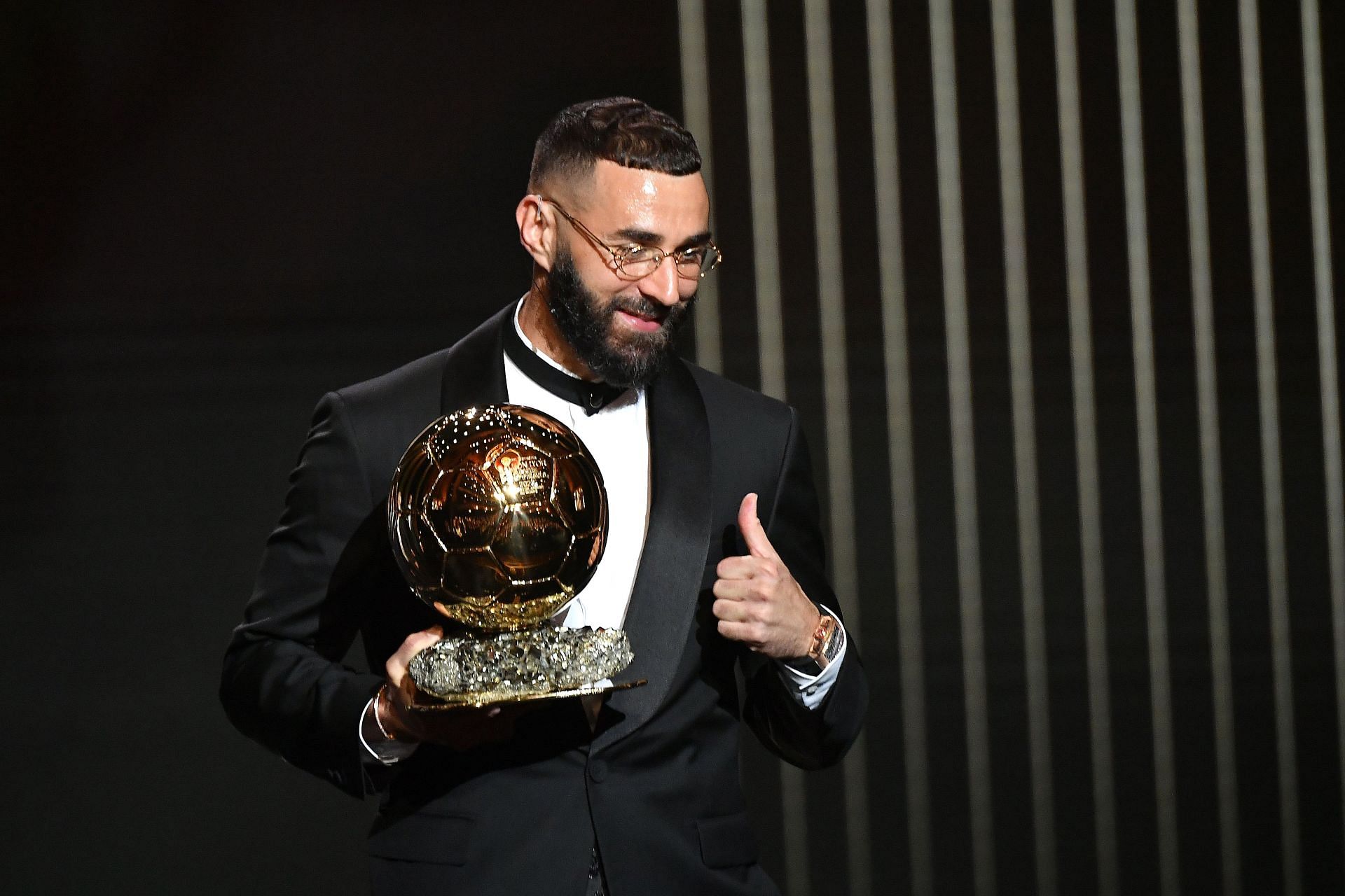 Ballon D'Or Ceremony at Theatre Du Chatelet In Paris: Karim Benzema.